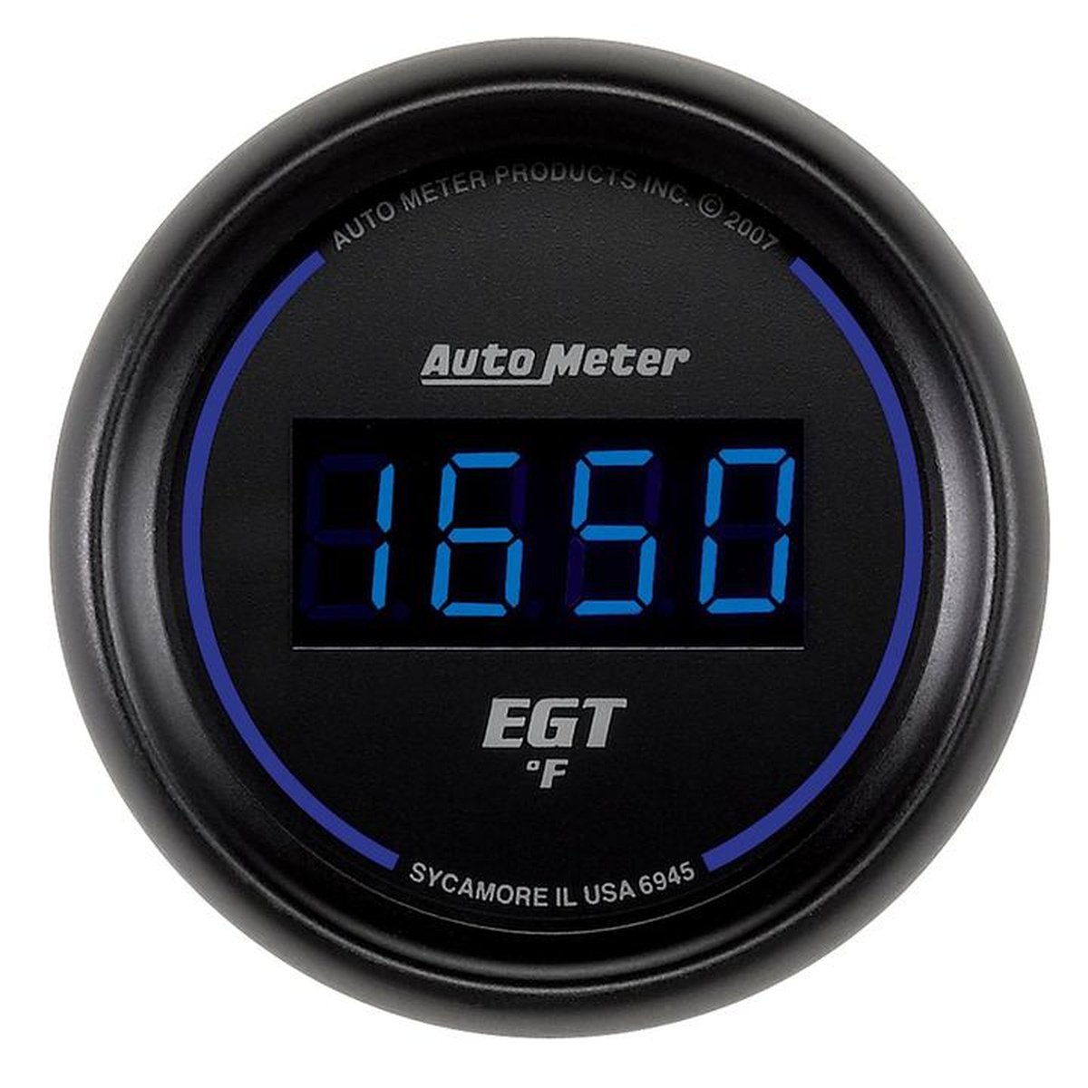 Autometer Cobalt Digital 2-1/16in Pyrometer Gauge 0-2000F Electric AU6945