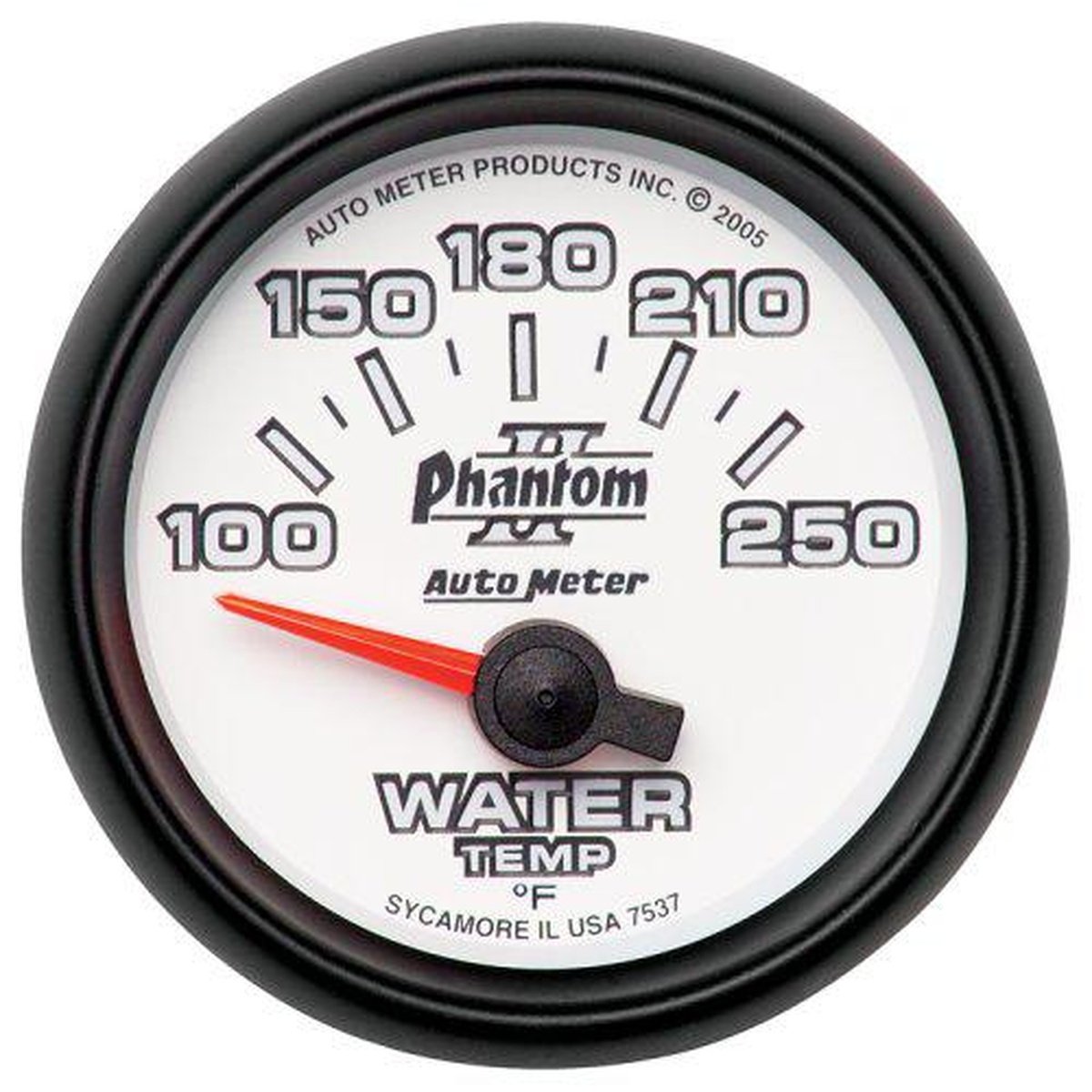 Autometer Phantom II 2-1/16in Water Temp Gauge 100-250F AU7537