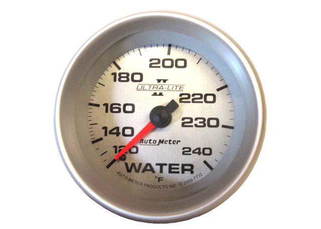 Autometer Ultra Lite II 2-5/8in Water Temp Gauge 120-240F Mechanical AU7732