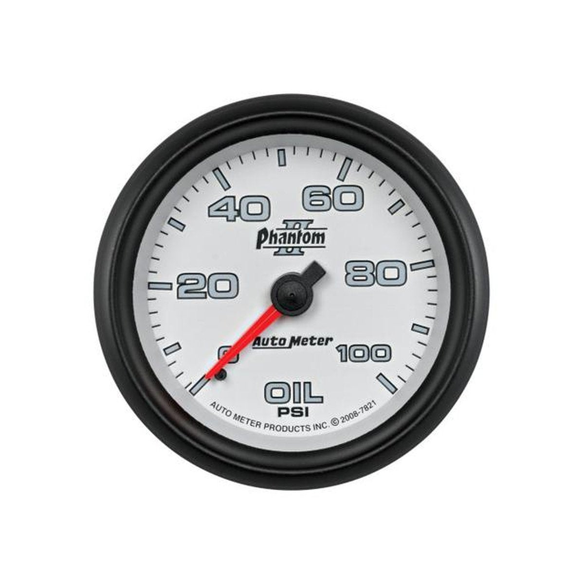 Autometer Phantom II 2-5/8in Oil Pressure Gauge 0-100PSI AU7821