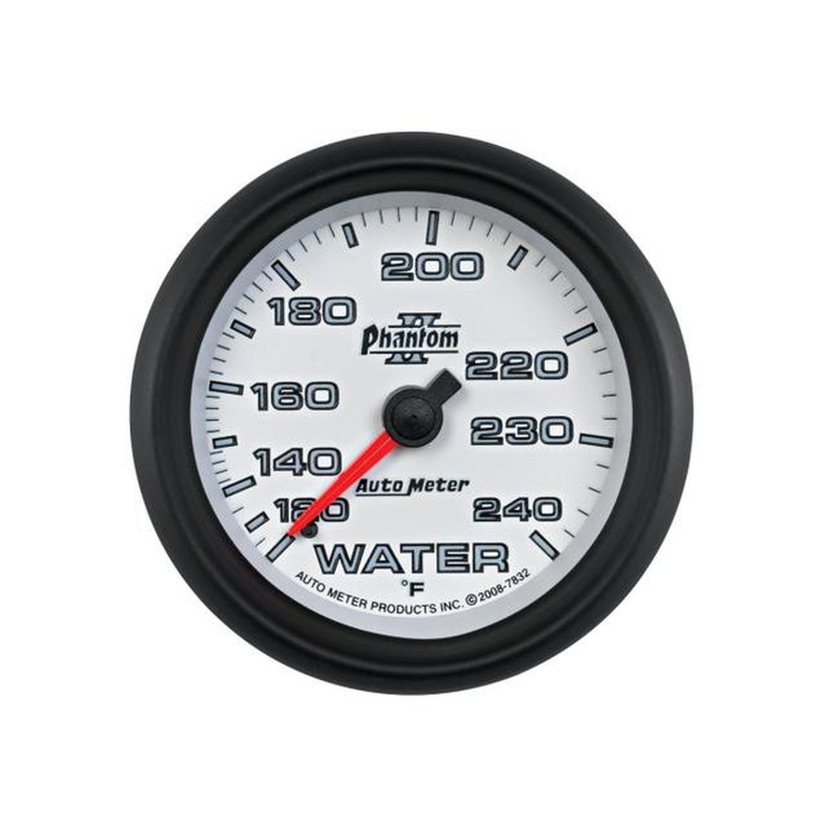 Autometer Phantom II 2-5/8in Water Temp Gauge 120-240F AU7832