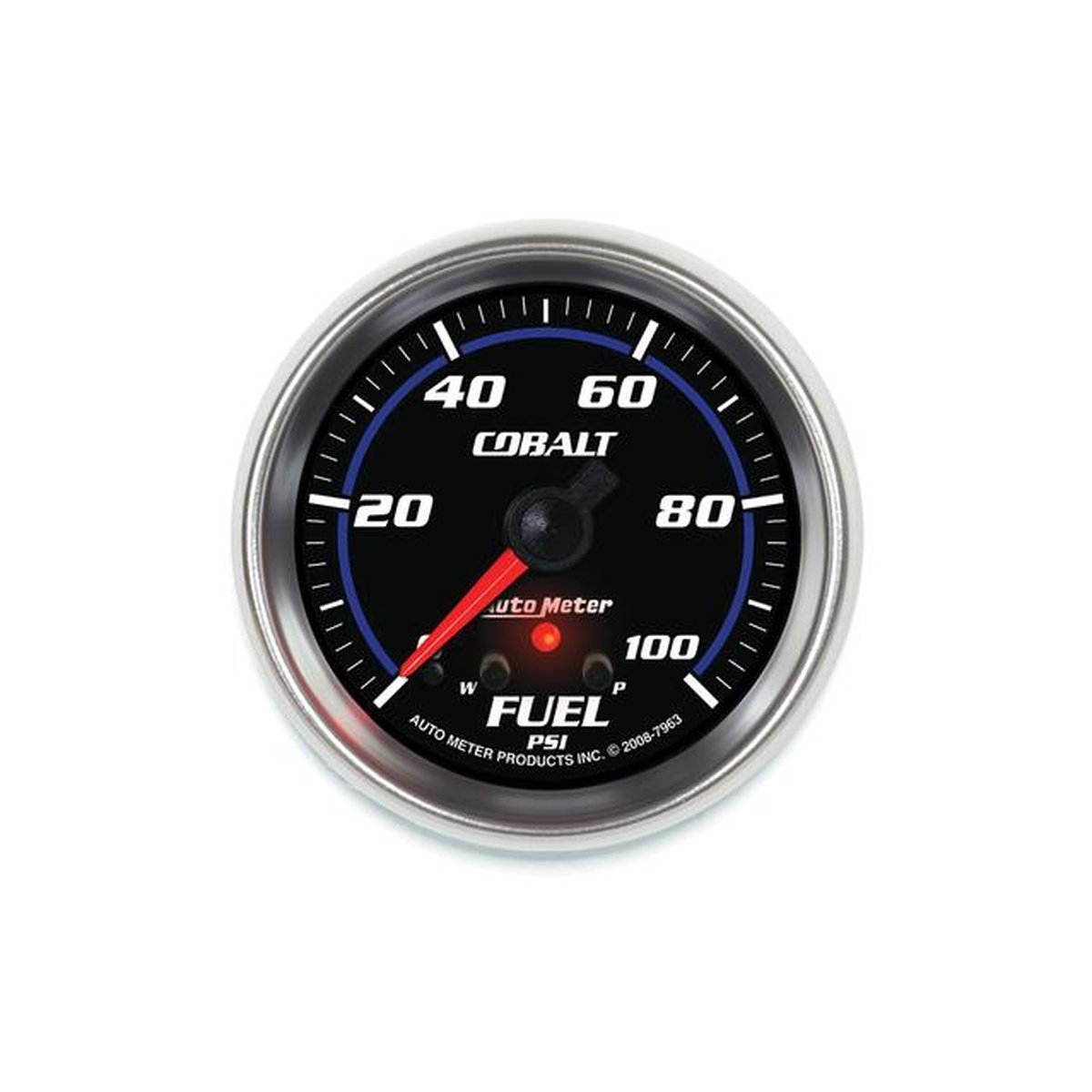 Autometer Cobalt 2-5/8in Fuel Pressure Gauge 0-100 PSI Full Sweep Electric AU7963