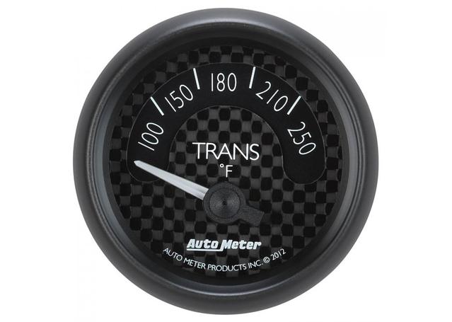 Autometer GT Series 2-1/16in Trans Temp Gauge 100-250F Short Sweep Electric AU8049