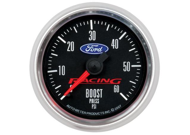 Autometer Ford Racing 2-1/16in Boost Gauge 0-60PSI Mechanical AU880106