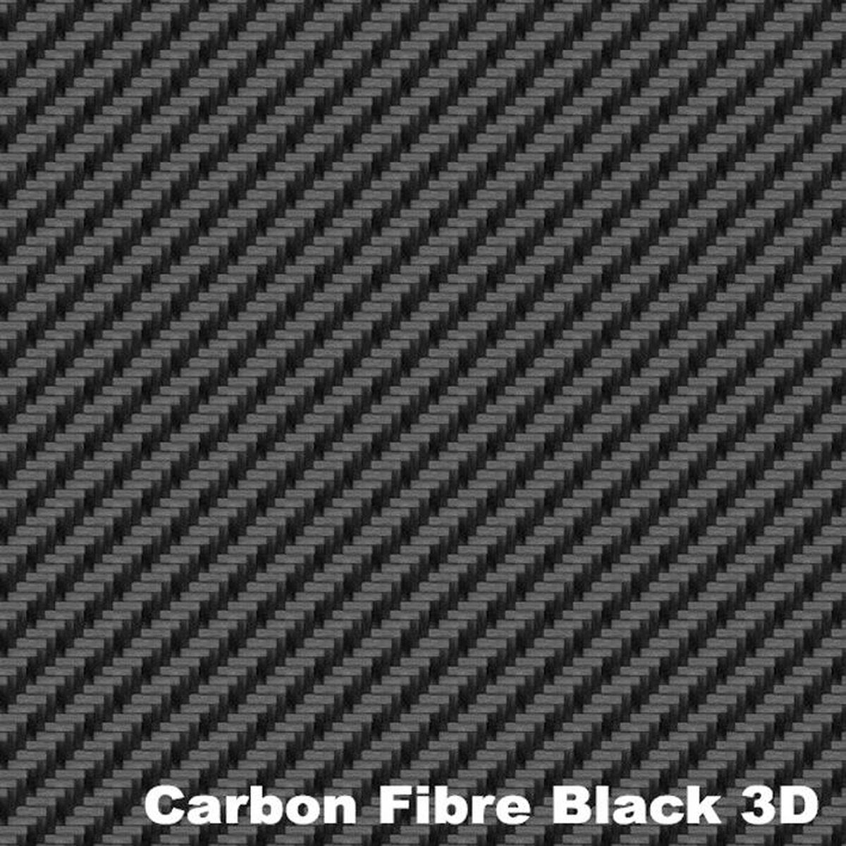 Autotecnica Vinyl Wrap 152x152cm Black 3D Carbon Fibre A28199