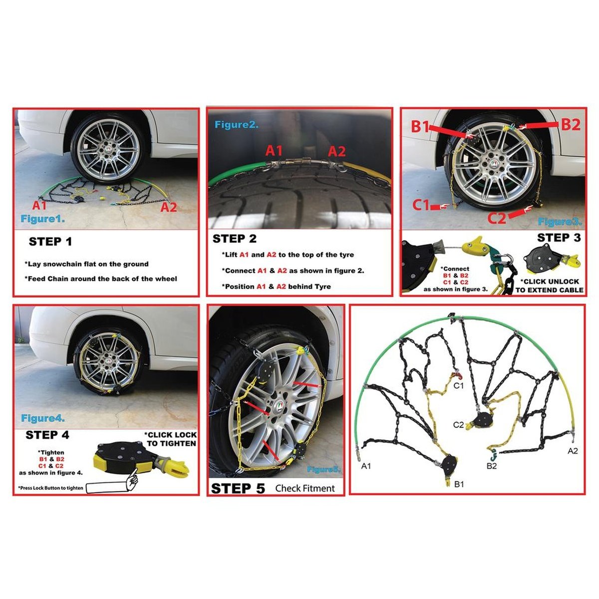 Autotecnica Premium Snow Chains (4x4/SUV) CAP490