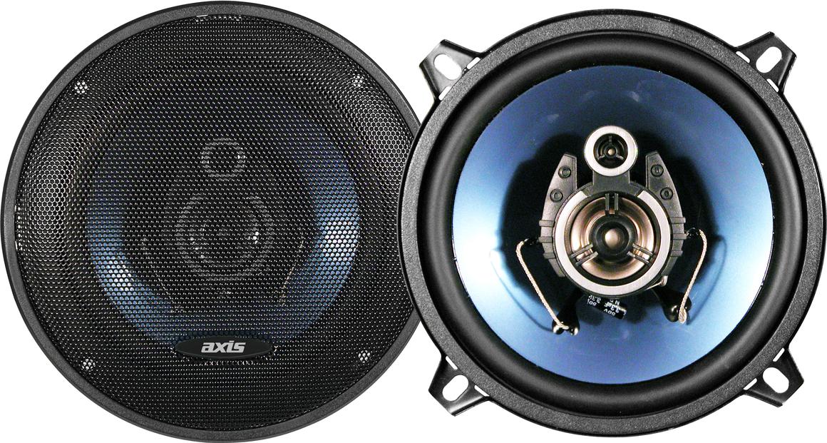 Axis 5" 220W 3-Way Dual Cone Coaxial Speakers AX133
