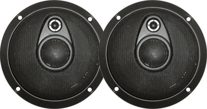 Axis 5" 150W 3-Way Coaxial Slimline Speakers Black AX5036