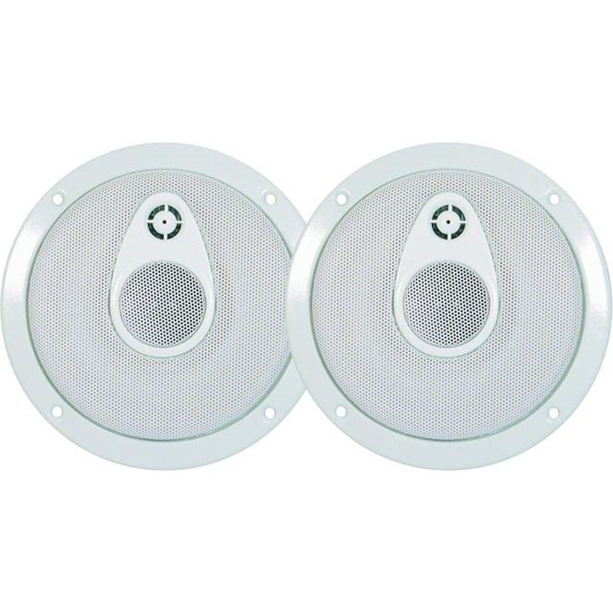 Axis 5" 150W 3-Way Coaxial Slimline Speakers White AX5036W