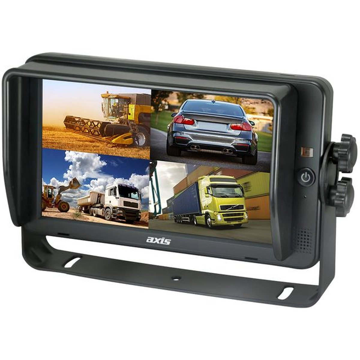 Axis 7" HD LED Quad View Touchscreen Monitor HD264