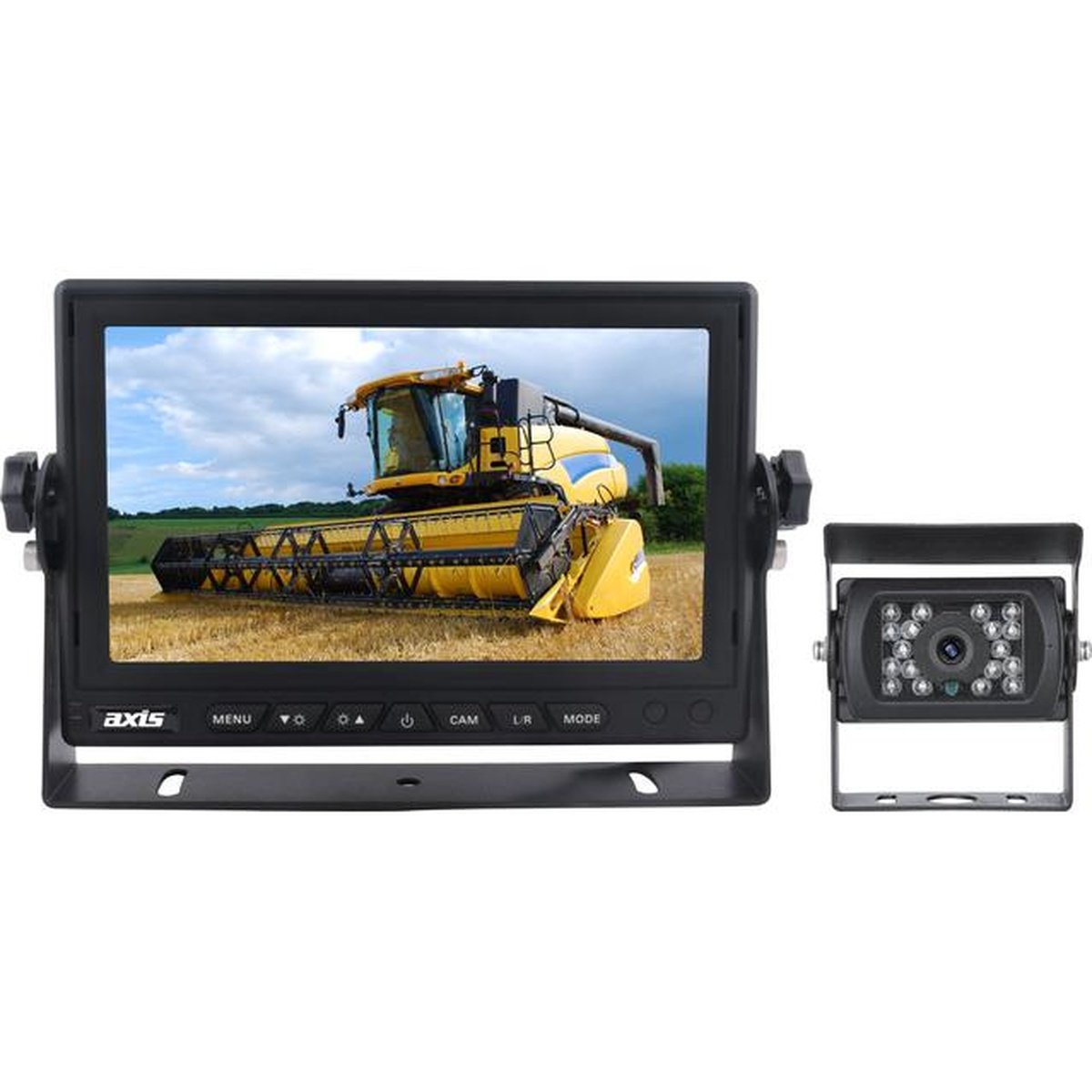 Axis 7" LED Monitor & Night Vision Infrared Reverse Camera Kit JS7000K