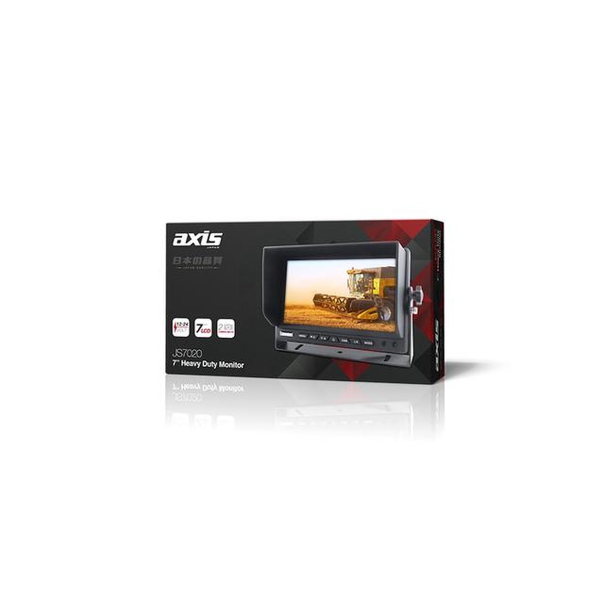 Axis 7" LED Monitor 12/24V JS7020
