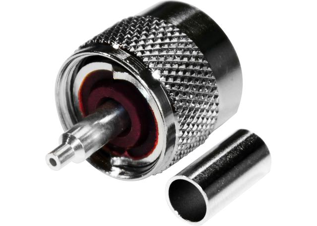Axis UHF Male Solderless Connector (Suits RG58) PL259C