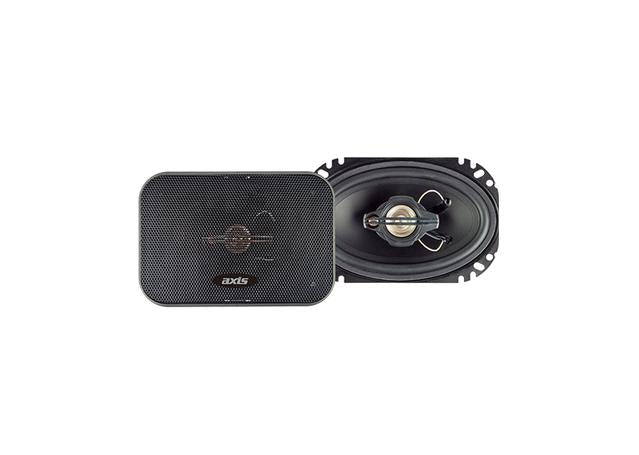 Axis 4x6" 200W 3-Way Woofer and Dome Tweeter Coaxial Speakers XR463