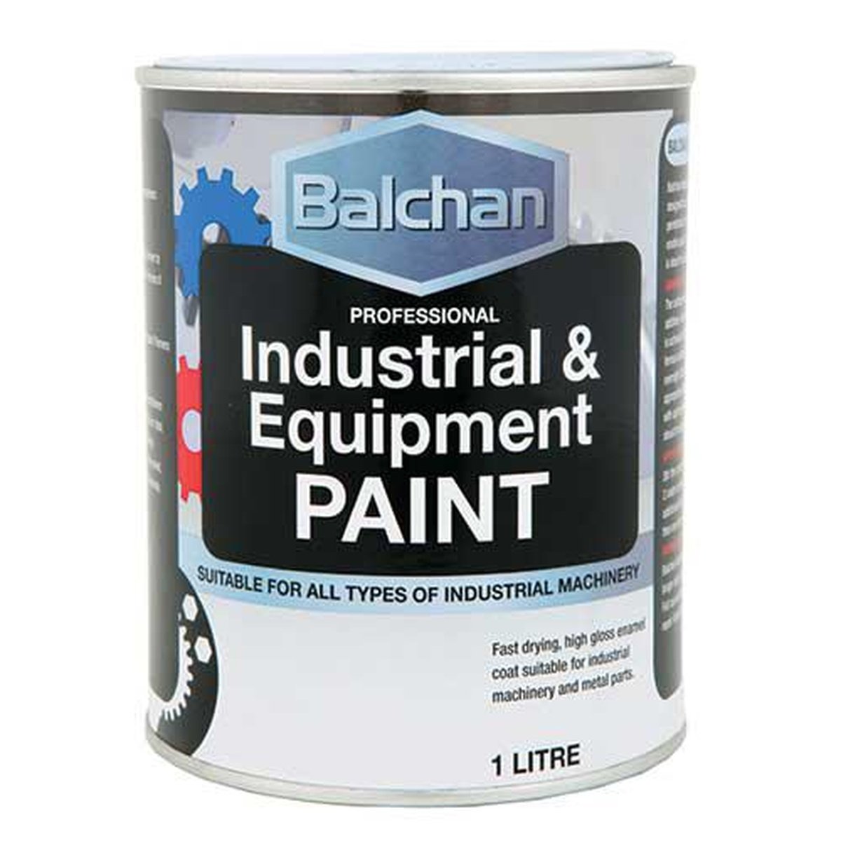 Balchan Professional Industrial Paint Gloss White 1L BA1111