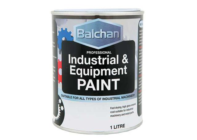 Balchan Professional Industrial Paint Gloss Black 1L BA1114