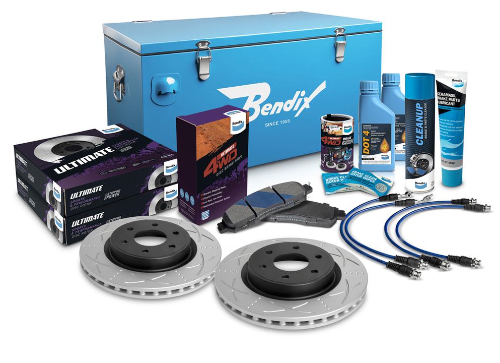 Bendix Ultimate 4x4 Brake Upgrade Kit Front (Suits 2" Lift) U4WD-BUK12+2