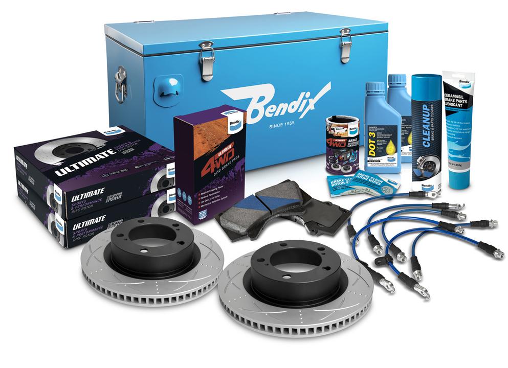 Bendix Ultimate 4x4 Brake Upgrade Kit Front (Suits 2" Lift) U4WD-BUK15+2