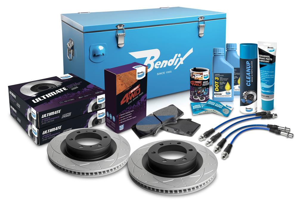 Bendix Ultimate 4x4 Brake Upgrade Kit Front (Suits 2" Lift) U4WD-BUK19+2