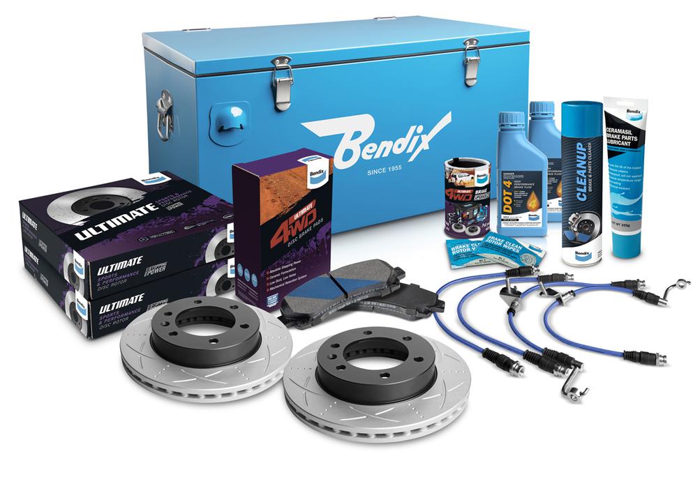 Bendix Ultimate 4x4 Brake Upgrade Kit Front (Suits 2" Lift) U4WD-BUK31+2