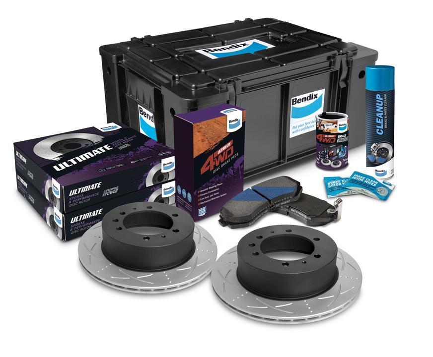 Bendix Ultimate 4x4 Brake Upgrade Kit Rear U4WD-BUK40
