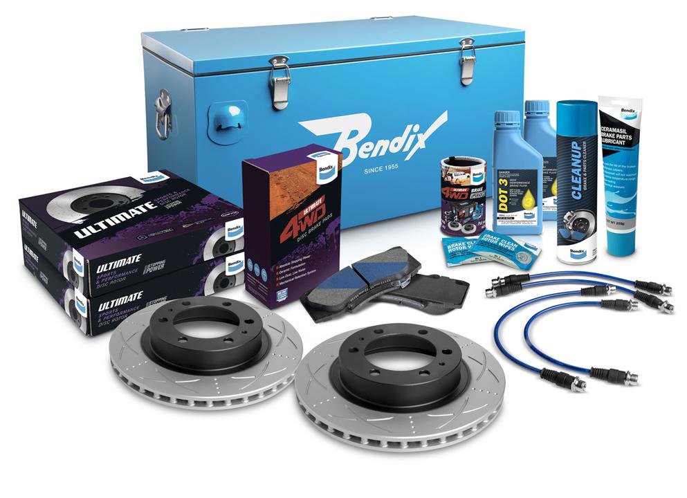 Bendix Ultimate 4x4 Brake Upgrade Kit Front (Suits 2" Lift) U4WD-BUK4+2