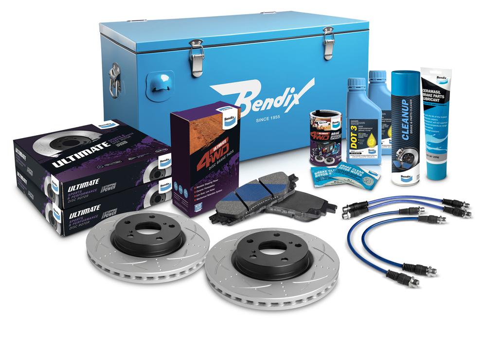 Bendix Ultimate 4x4 Brake Upgrade Kit Front (Suits 2" Lift) U4WD-BUK8+2