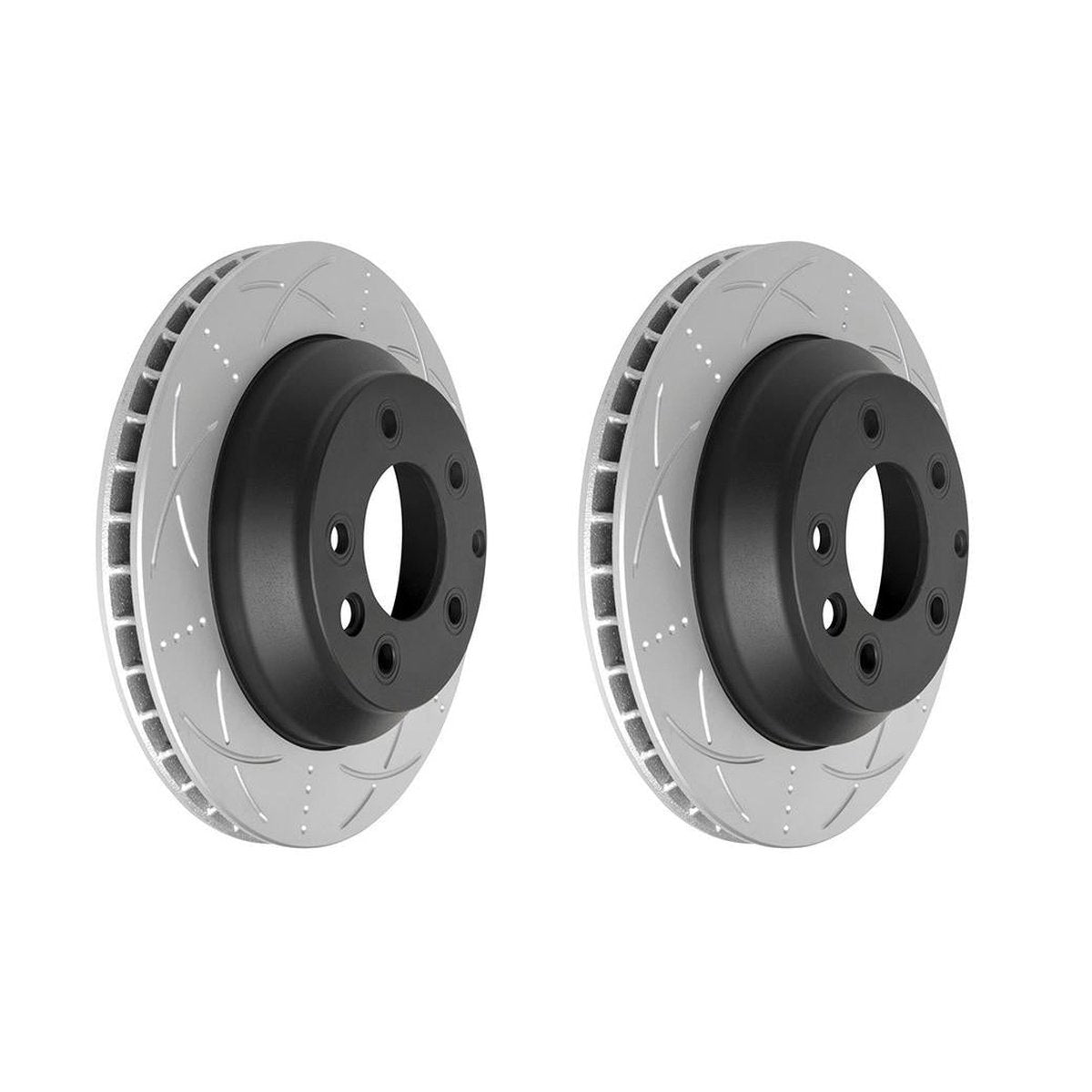 Bendix Ultimate Slotted & Dimpled Brake Rotor Pair 330mm Rear BR2245
