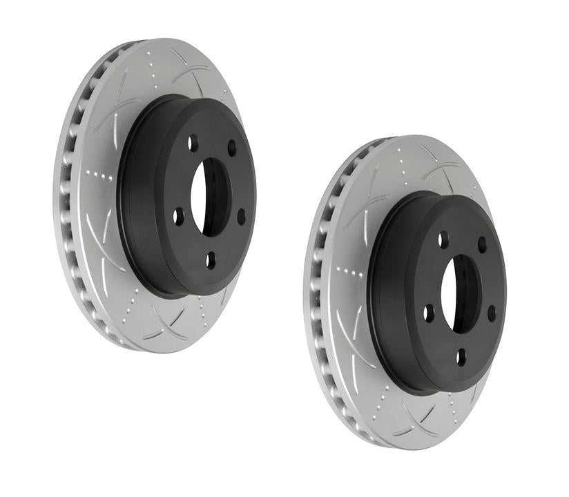 Bendix Ultimate Slotted & Dimpled Brake Rotor Single 287mm Front BR502