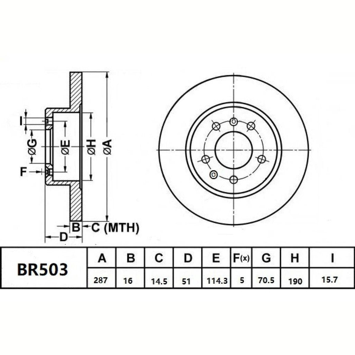 Bendix Ultimate Slotted & Dimpled Brake Rotor Pair 287mm Rear BR503