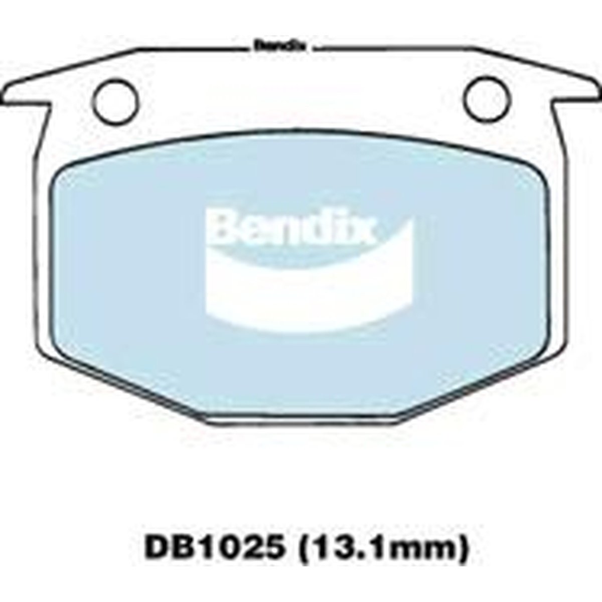 Bendix General CT Brake Pad Set Front DB1025 GCT