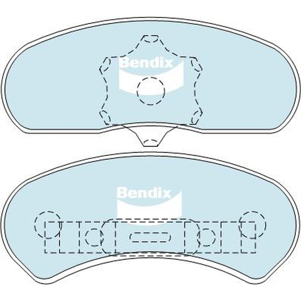 Bendix General CT Brake Pad Set Front DB1045 GCT