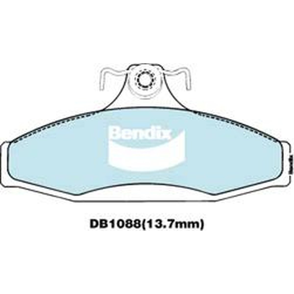 Bendix General CT Brake Pad Set Front DB1088 GCT