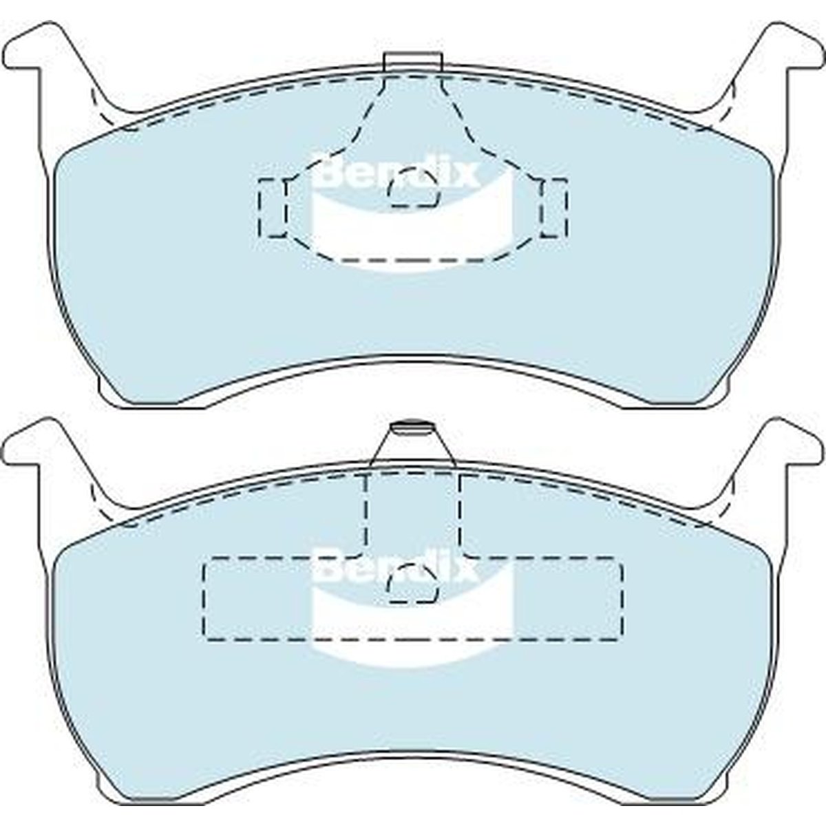 Bendix General CT Brake Pad Set Front DB1108 GCT