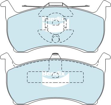 Bendix Ultimate Brake Pad Set Rear DB1109 ULT
