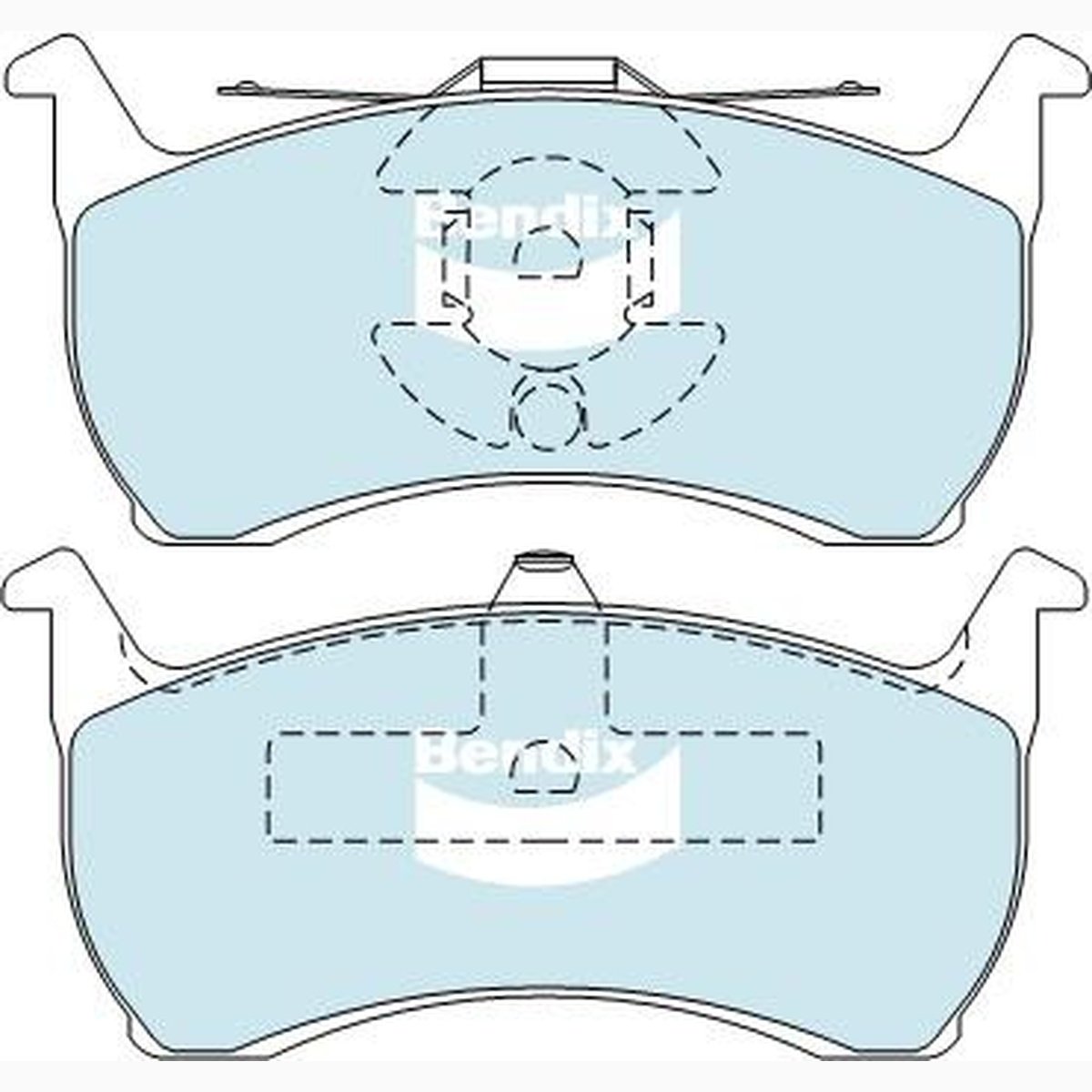 Bendix General CT Brake Pad Set Rear DB1109 GCT