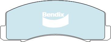 Bendix General CT Brake Pad Set Front DB1110 GCT