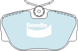 Bendix 4x4 Brake Pad Set Front DB1130 -4WD