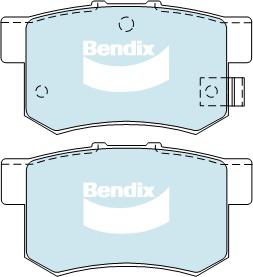 Bendix Protrans Brake Pad Set Rear DB1142 PR