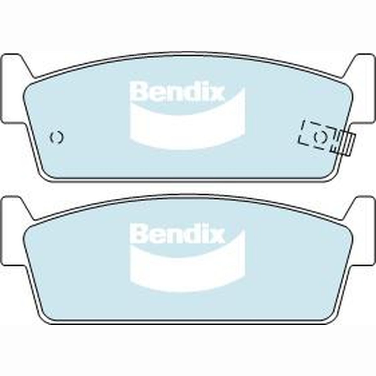 Bendix General CT Brake Pad Set Rear DB1144 GCT