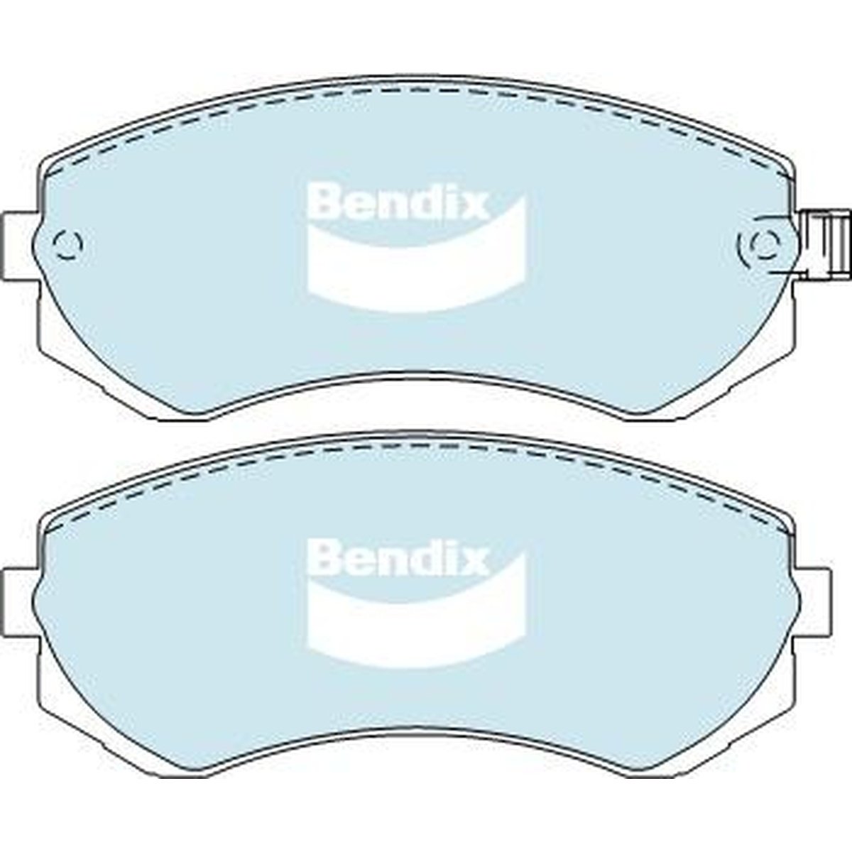Bendix 4x4 Brake Pad Set DB1148 -4WD