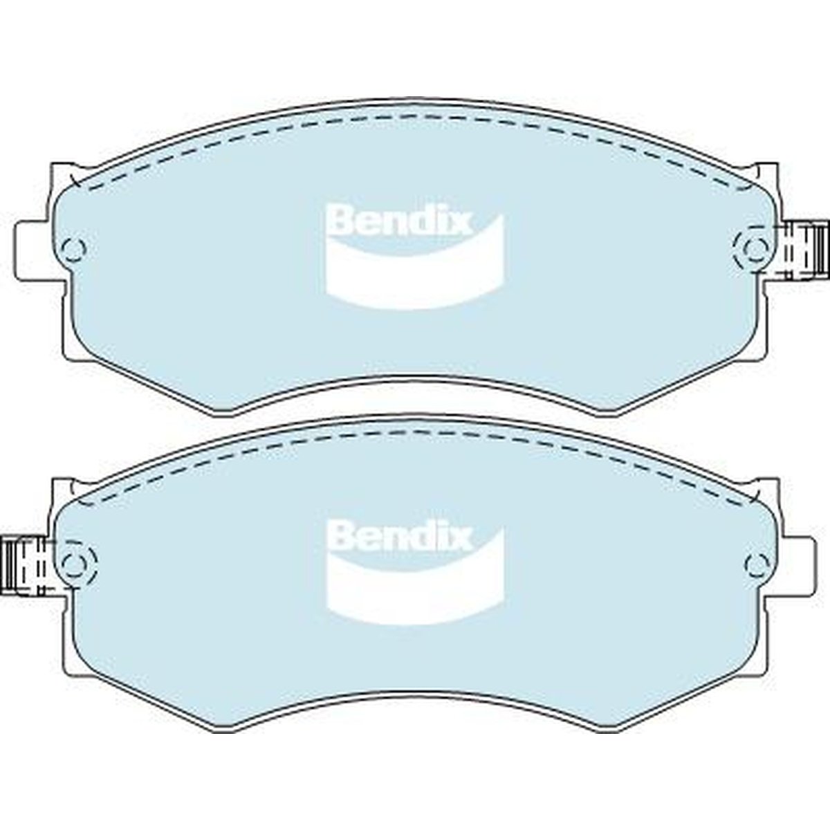 Bendix General CT Brake Pad Set Front DB1165 GCT
