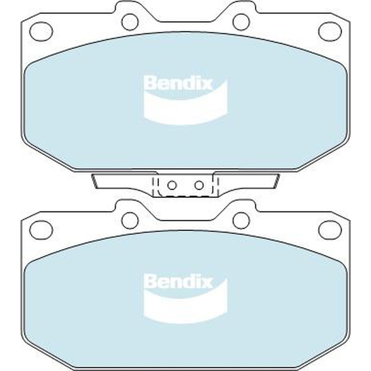 Bendix General CT Brake Pad Set Front DB1170 GCT