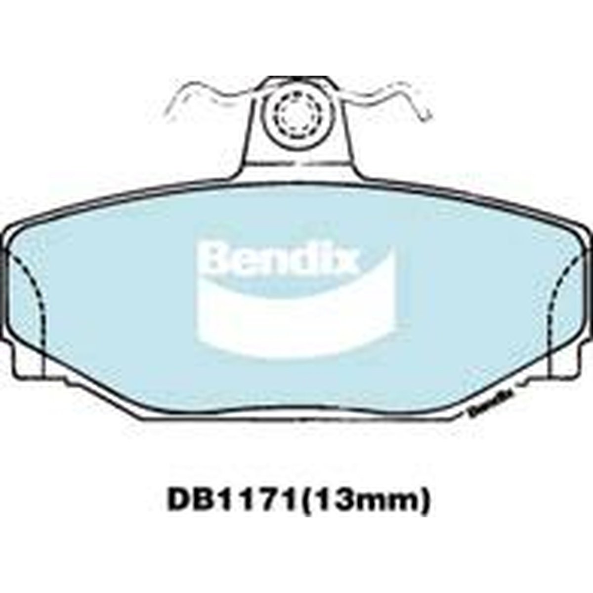 Bendix EURO Brake Pad Set Rear DB1171 EURO+