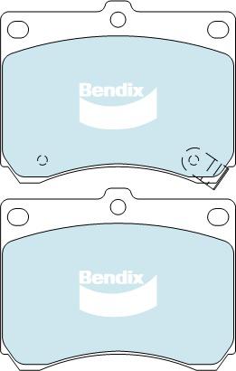 Bendix General CT Brake Pad Set Front DB1177 GCT