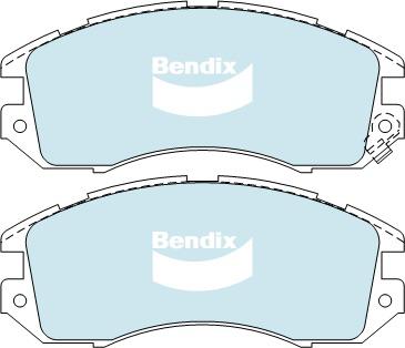 Bendix General CT Brake Pad Set Front DB1185 GCT