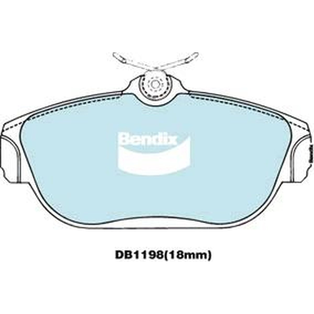 Bendix EURO Brake Pad Set Front DB1198 EURO+