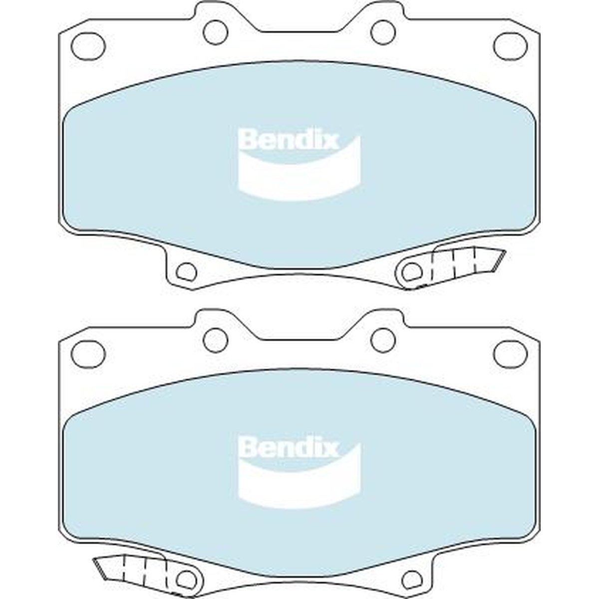 Bendix Heavy Duty Brake Pad Set Front DB1199 HD