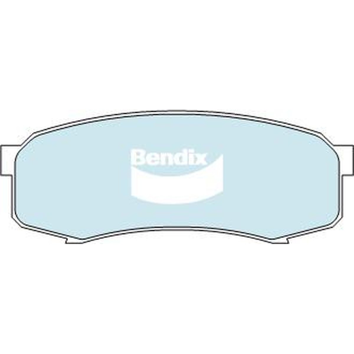 Bendix 4x4 Brake Pad Set Rear DB1200 -4WD
