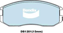 Bendix General CT Brake Pad Set Front DB1201 GCT